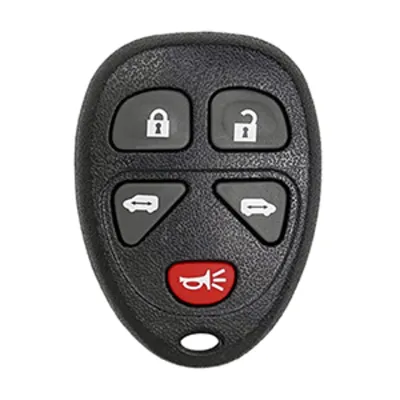 05-07 GM REMOTE - KOBGT04A 315 MHZ 4+1 DUAL POWER DOORS