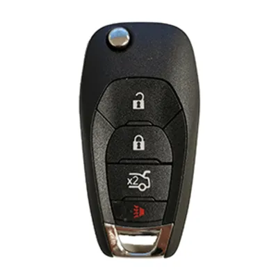 2016-2019 CHEVROLET - FLIP KEY-  3+1 TRUNK- LXP-T003 - 315 Mhz - PN: 13588756 , ...