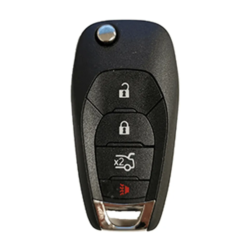 2016-2019 CHEVROLET - FLIP KEY-  3+1 TRUNK- LXP-T003 - 315 Mhz - PN: 13588756 , ...