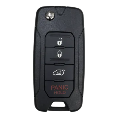 15-20 JEEP/FIAT - FLIP KEY - 2ADFTFI5AM433TX 3+1 65YK41LXHAA, 68296748AA, 68385479CP, FI5-AM433TX