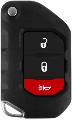 2018-2021 SHELL FOR JEEP - FLIP KEY - OHT1130261 - 2+1