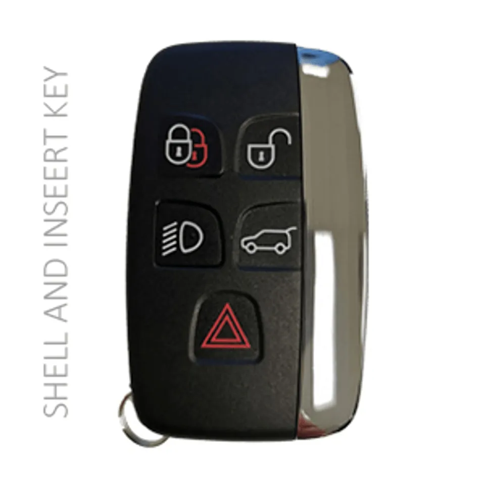 2011-2020 RANGE ROVER - SHELL SMART KEY - KOBJTF10A - PN: CH22-15K601-AB. 5E0U30147-AE - 4+1 HATCH