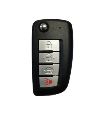 2002-2017 NISSAN - FLIP KEY - KBRASTU15 - 3+1 TRUNK NEW STYLE