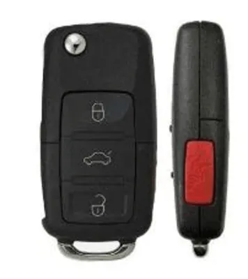2005-2011 VOLKSWAGEN - FLIP KEY - PN: NBG92596263 / 1K0959753P - 3+1 TRUNK CHIP: ID48
