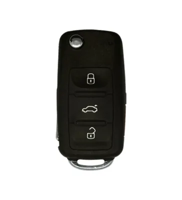 2011-2016 VW - FLIP KEY - NBG010180T PN 5K0837202AE/202S) - 3+1 TRUNK NO PROX.