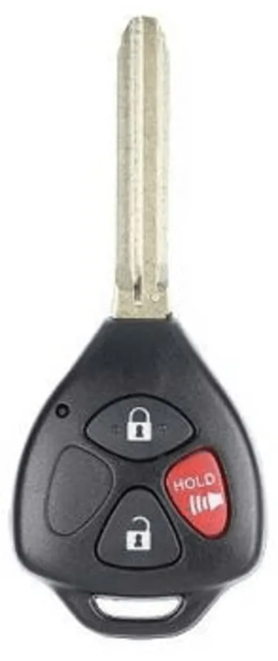 XKTO04EN REMOTE HEAD KEY TOYOTA STYLE (WIRED) 2+1